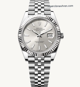 1:1 Super Clone Uhr Rolex Datejust M126334-0004 mit Jubilé-Band aus Edelstahl 41mm