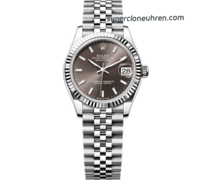 Premium Replica Uhr Rolex Datejust m278274-0016 graues Zifferblatt 31mm