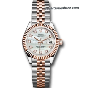 Premium Replica Uhr Rolex Datejust 178271 Bicolor mit Perlmuttzifferblatt 31 mm