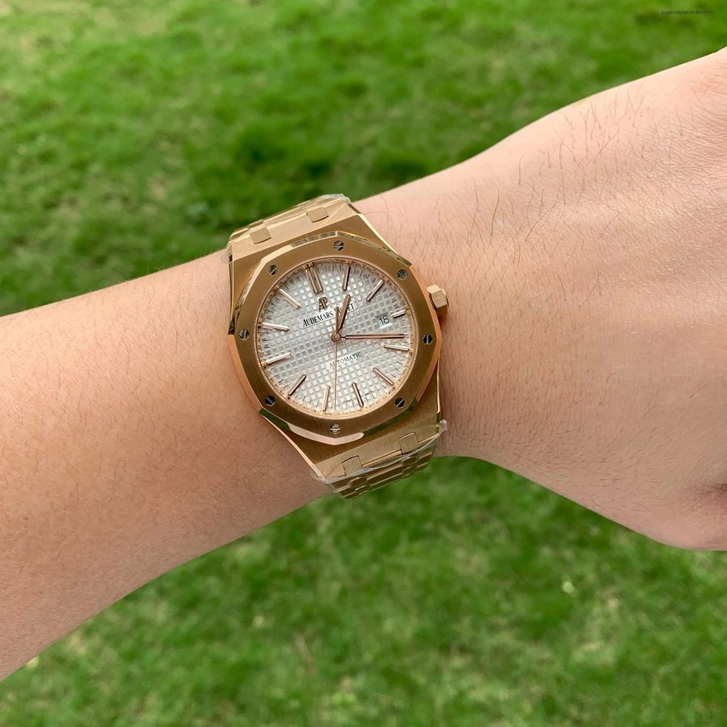 Super Clone Audemars Piguet Royal Oak 15400OR Roségold 41mm