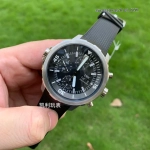 Premium Replica Uhr IWC Aquatimer IW376803 schwarzes Zifferblatt 44mm