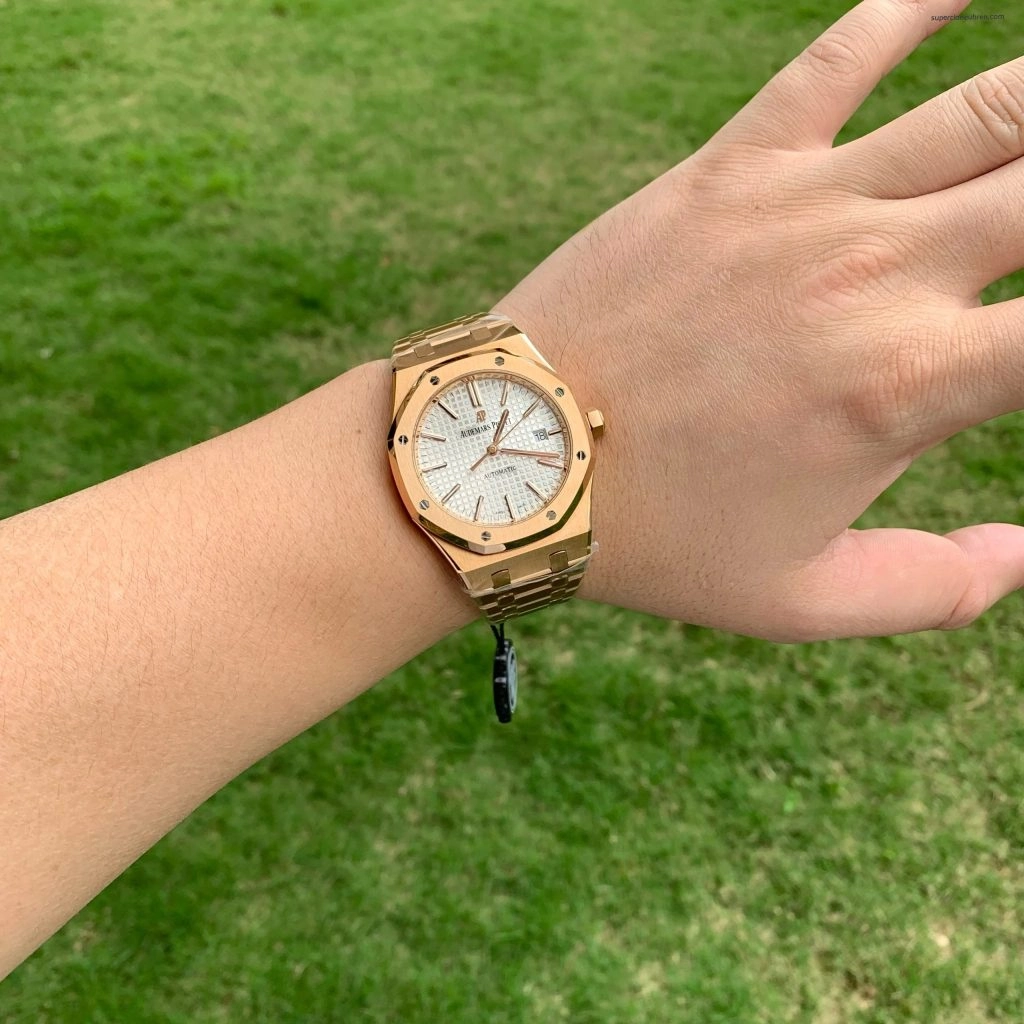 Super Clone Audemars Piguet Royal Oak 15400OR Roségold 41mm