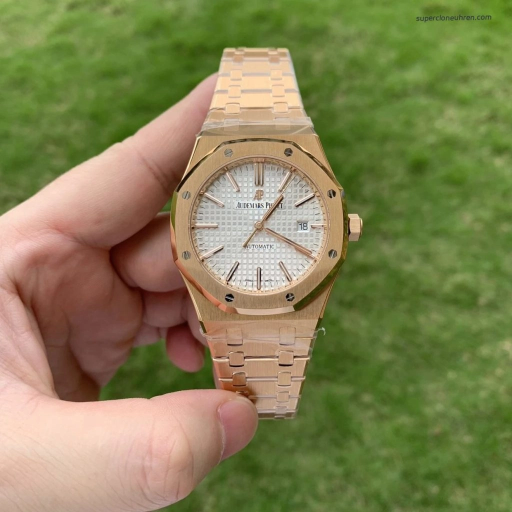 Super Clone Audemars Piguet Royal Oak 15400OR Roségold 41mm