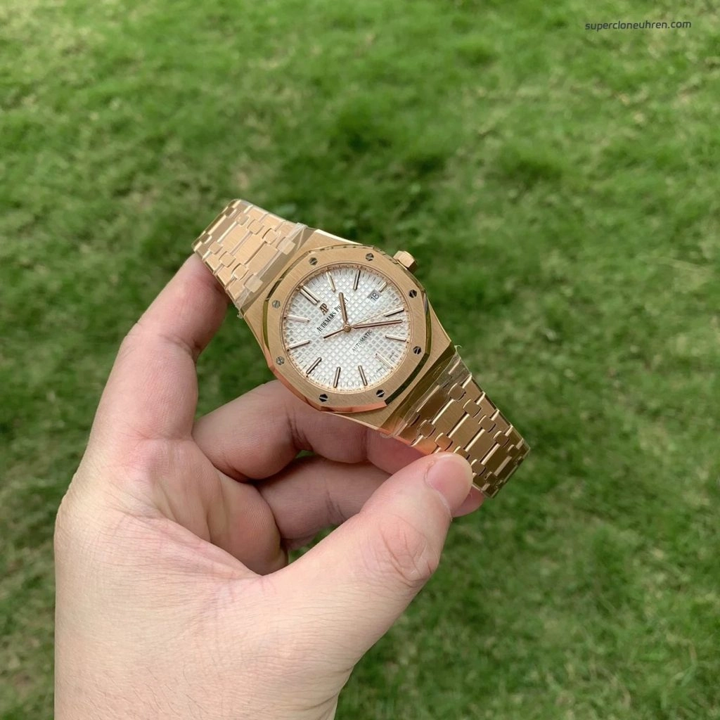Super Clone Audemars Piguet Royal Oak 15400OR Roségold 41mm