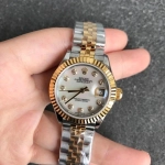 1:1 Super Clone Uhr Rolex Datejust m279173-0013 Bicolor mit Perlmuttzifferblatt 28mm