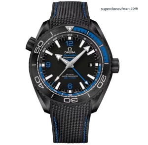 Super Clone Omega Seamaster Planet Ocean 215.92.46.22.01.002 Schwarzes Keramikgehäuse 45,5mm