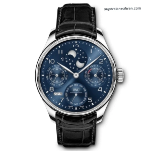 Premium Replica Uhr IWC Portugieser IW503401 blaues Zifferblatt 44,2 mm