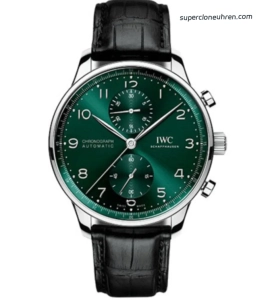 Premium Replica Uhr IWC Portugieser IW371615 grünes Zifferblatt 41mm