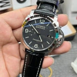 Super Clone Panerai Luminor Marina PAM 00312 mit schwarzem Lederband 44mm