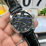 Super Clone Panerai Luminor Marina PAM 00312 mit schwarzem Lederband 44mm