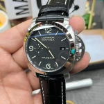Super Clone Panerai Luminor Marina PAM 00312 mit schwarzem Lederband 44mm