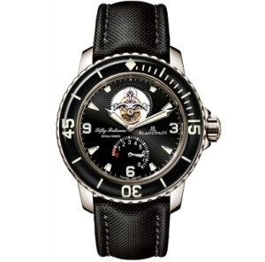 Super Clone Blancpain Fifty Fathoms 5025-1530-52A mit schwarzem Zifferblatt 45mm