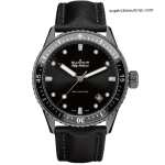Premium Replica Uhr Blancpain Fifty Fathoms 5000-0130-B52A Schwarzes Keramikgehäuse 43,6 mm