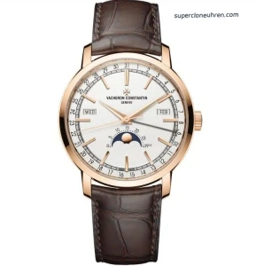 1:1 Super Clone Uhr Vacheron Constantin Traditionnelle 4010T-000R-B344 Roségold Mondphase 41mm