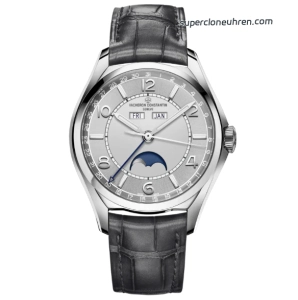 Premium Replica Uhr Vacheron Constantin Fiftysix 4000E/000A-B439 mit silbernem Zifferblatt 40mm