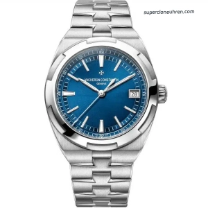 1:1 Super Clone Uhr Vacheron Constantin Overseas 4500V/110A-B128 blaues Zifferblatt Edelstahl 41 mm