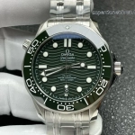 Super Clone Omega Seamaster Diver 300M 210.30.42.20.10.001 grunes Zifferblatt Edelstahl 42mm