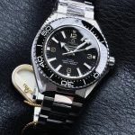 Super Clone Omega Seamaster Planet Ocean 217.30.42.21.01.001 Edelstahl schwarzes Zifferblatt 42 mm