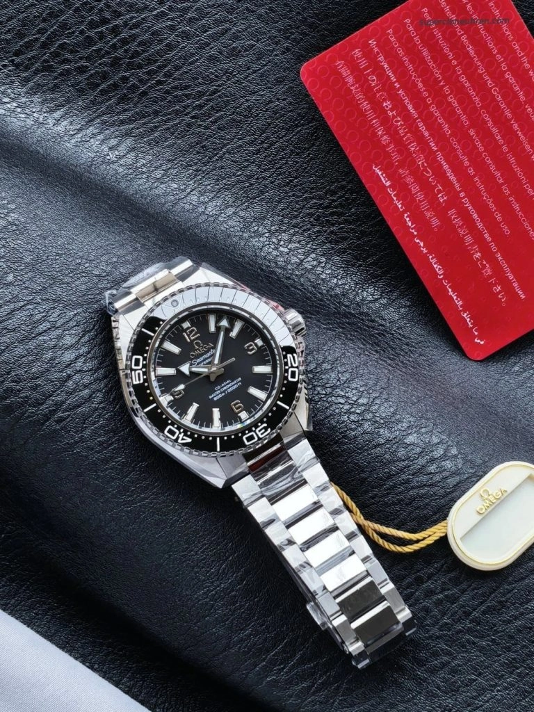 Super Clone Omega Seamaster Planet Ocean 217.30.42.21.01.001 Edelstahl schwarzes Zifferblatt 42 mm