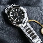 Super Clone Omega Seamaster Planet Ocean 217.30.42.21.01.001 Edelstahl schwarzes Zifferblatt 42 mm