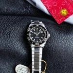 Super Clone Omega Seamaster Planet Ocean 217.30.42.21.01.001 Edelstahl schwarzes Zifferblatt 42 mm
