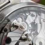 Premium Replica Uhr Omega Seamaster Aqua Terra 220.10.41.21.02.001 silbernes Teak-Zifferblatt mit orangefarbenem Sekundenzeiger 41mm