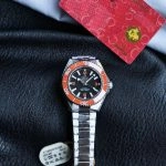 Super Clone Omega Seamaster Planet Ocean 217.30.42.21.01.003 mit orangefarbener Lünette 42 mm