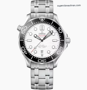 1:1 Super Clone Uhr Omega Seamaster Diver 300M 210.30.42.20.04.001 Panda-Zifferblatt Edelstahl 42mm