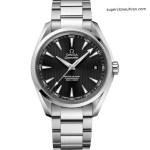 Premium Replica Uhr Omega Seamaster Aqua Terra 231.10.42.21.01.003 schwarzes Zifferblatt Edelstahlband 41,5 mm