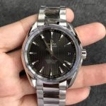 Premium Replica Uhr Omega Seamaster 231.10.42.21.06.001 graues Zifferblatt Edelstahlband 41,5 mm