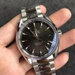 Premium Replica Uhr Omega Seamaster 231.10.42.21.06.001 graues Zifferblatt Edelstahlband 41,5 mm