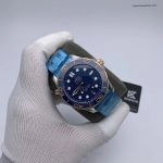 Premium Replica Uhr Omega Seamaster Diver 300M 210.20.42.20.03.002 Blau Roségold 42mm
