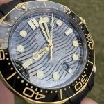 Premium Replica Uhr Omega Seamaster 210.22.42.20.01.001 in Bicolor Schwarz 42mm