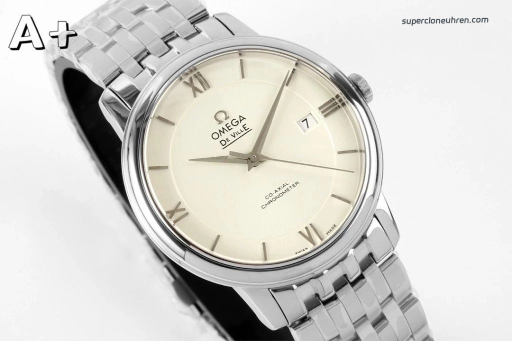 Premium Replica Uhr Omega De Ville 424.10.40.20.02.003 mit Edelstahlband 39,5 mm