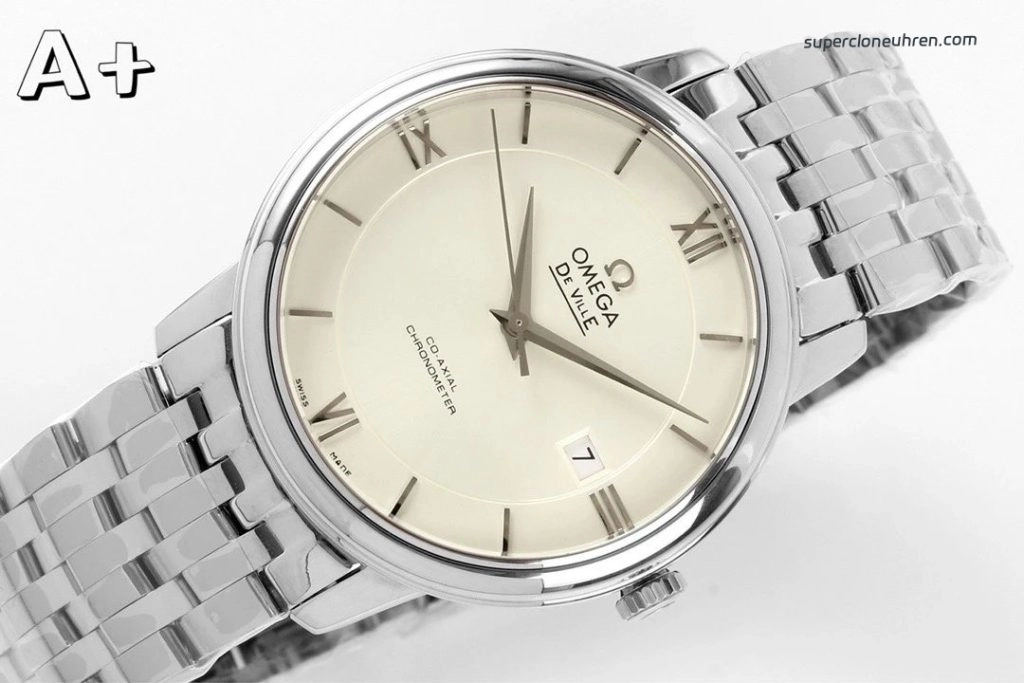 Premium Replica Uhr Omega De Ville 424.10.40.20.02.003 mit Edelstahlband 39,5 mm