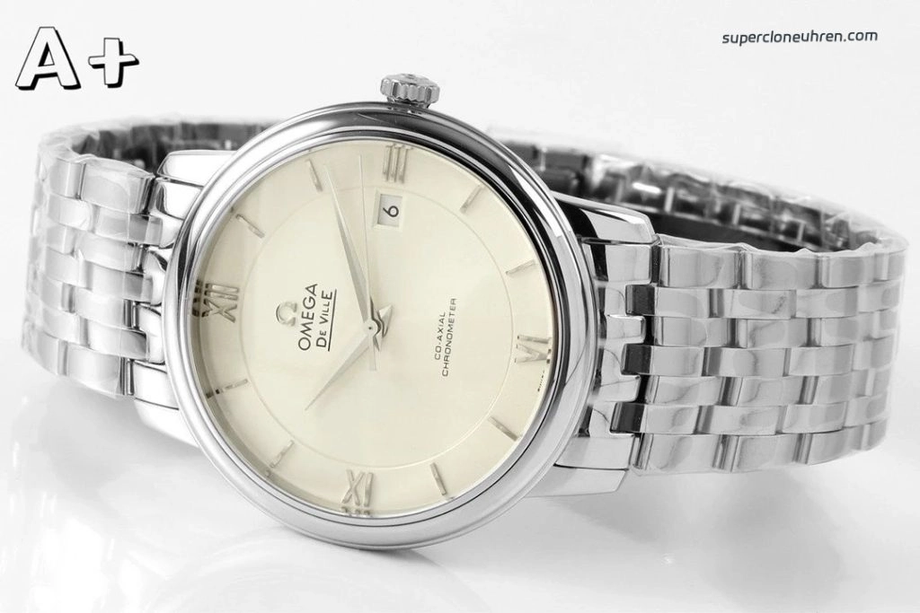 Premium Replica Uhr Omega De Ville 424.10.40.20.02.003 mit Edelstahlband 39,5 mm