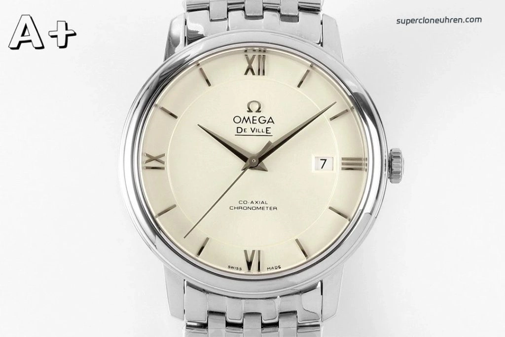 Premium Replica Uhr Omega De Ville 424.10.40.20.02.003 mit Edelstahlband 39,5 mm