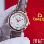 Premium Replica Uhr Omega De Ville 424.23.33.20.09.001 mit Satin-Zifferblatt und Bicolor 32,7 mm