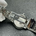 Premium Replica Uhr Omega De Ville 434.10.34.20.05.001 Perlmutt-Zifferblatt mit goldfarbenen Zeigern 34 mm