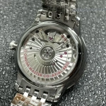 Premium Replica Uhr Omega De Ville 434.10.34.20.05.001 Perlmutt-Zifferblatt mit goldfarbenen Zeigern 34 mm