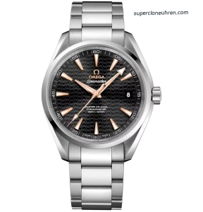 Premium Replica Uhr Omega Seamaster 231.10.42.21.01.006 schwarzes Wellenzifferblatt 41.5mm