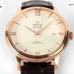 Premium Replica Uhr Omega De Ville 424.53.40.20.02.001 Roségold 39,5 mm