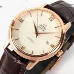 Premium Replica Uhr Omega De Ville 424.53.40.20.02.001 Roségold 39,5 mm