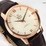 Premium Replica Uhr Omega De Ville 424.53.40.20.02.001 Roségold 39,5 mm