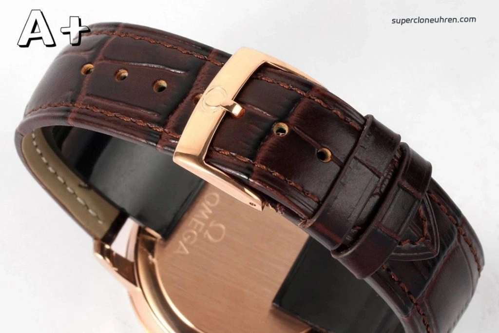 Premium Replica Uhr Omega De Ville 424.53.40.20.02.001 Roségold 39,5 mm