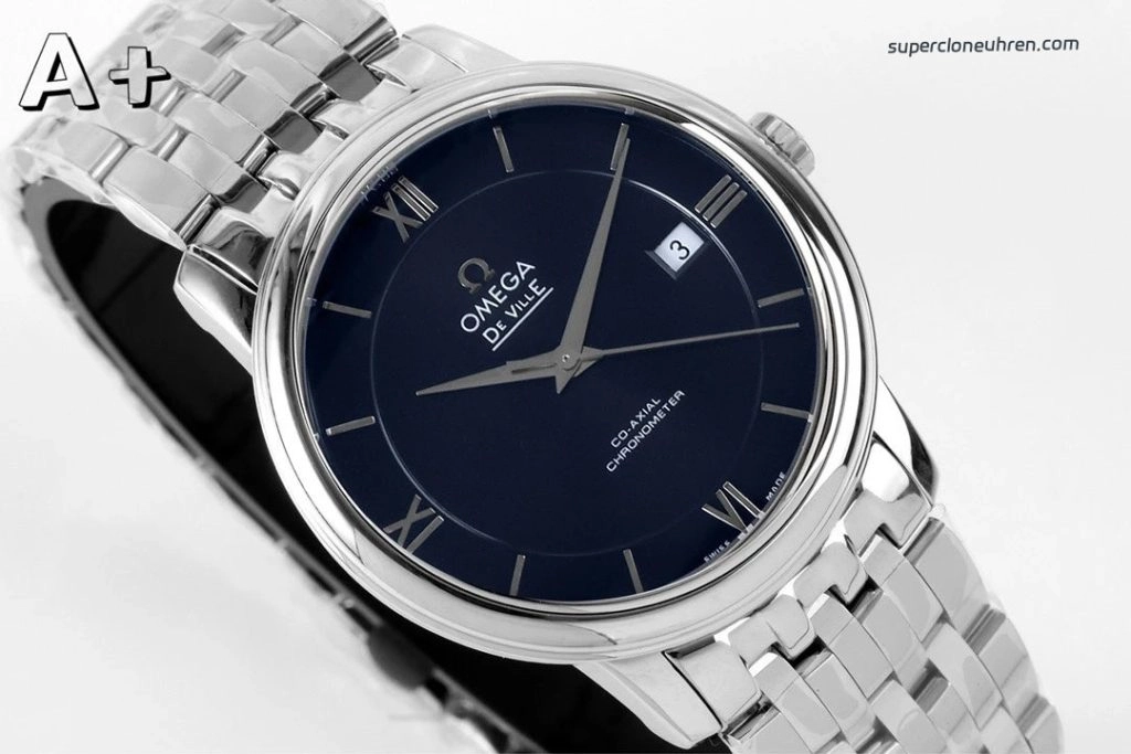 Premium Replica Uhr Omega De Ville 424.10.40.20.03.001 mit Edelstahlarmband 39,5 mm