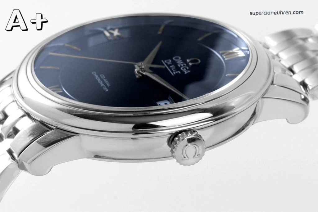 Premium Replica Uhr Omega De Ville 424.10.40.20.03.001 mit Edelstahlarmband 39,5 mm