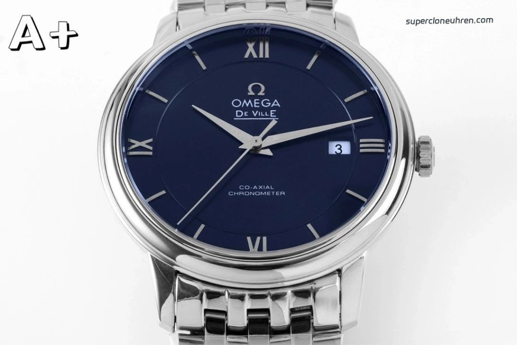 Premium Replica Uhr Omega De Ville 424.10.40.20.03.001 mit Edelstahlarmband 39,5 mm