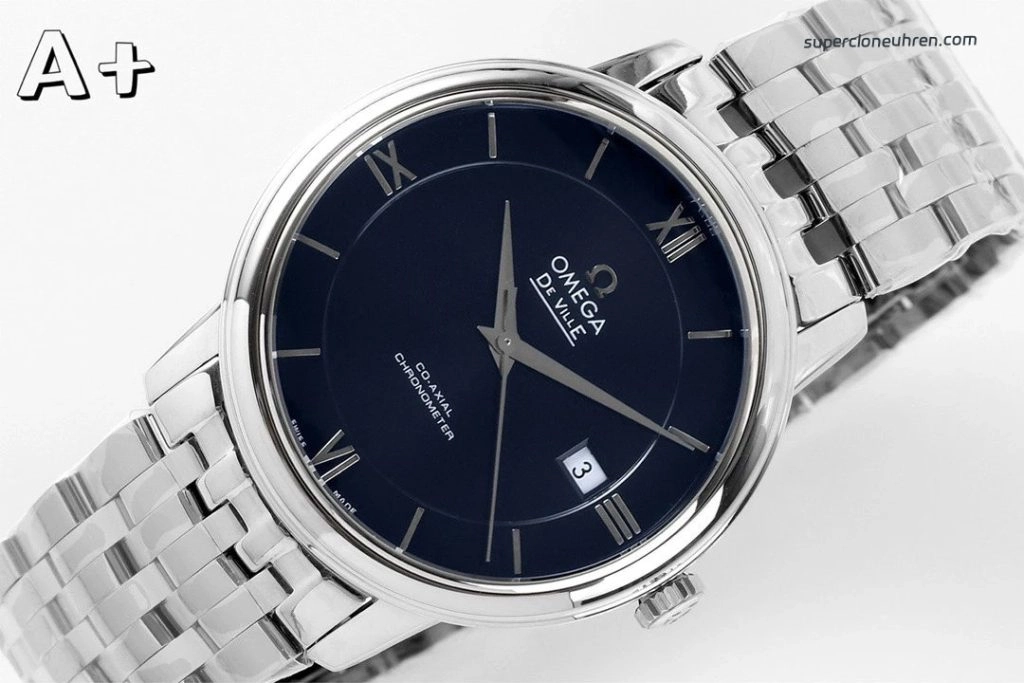 Premium Replica Uhr Omega De Ville 424.10.40.20.03.001 mit Edelstahlarmband 39,5 mm