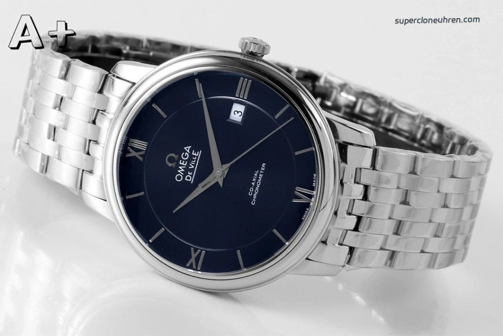 Premium Replica Uhr Omega De Ville 424.10.40.20.03.001 mit Edelstahlarmband 39,5 mm
